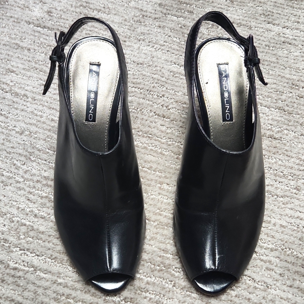 Elegant Black Women's Slingback Heels
